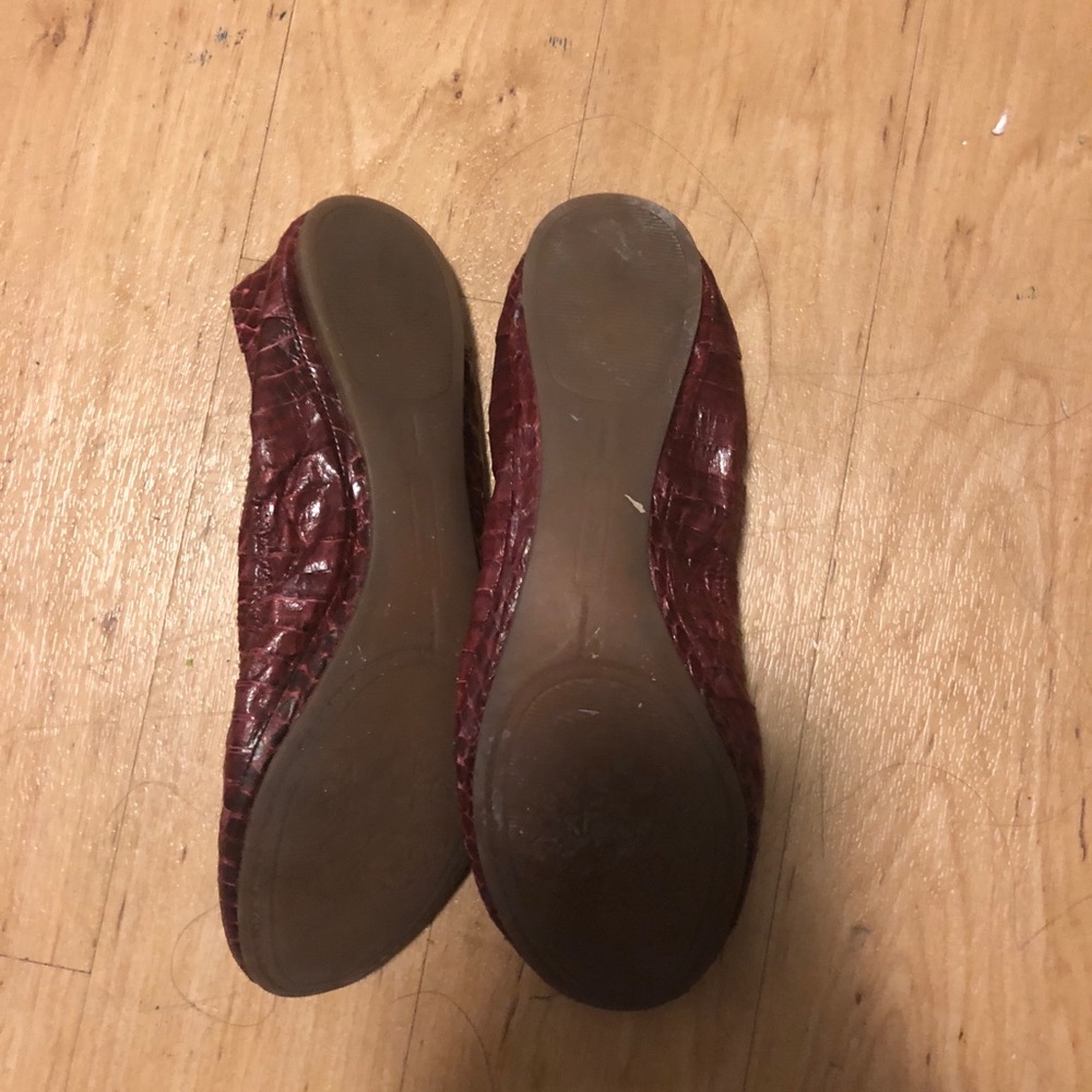 Vince Camuto red python flats - Picture 3 of 3